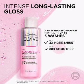 Loreal Paris Elvive Glycolic Gloss 5 Minute Lamination Treatment for Dull Hair 200ml