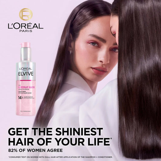 Loreal Paris Elvive Glycolic Gloss High Shine Leave-in Serum