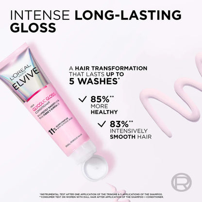 Loreal Paris Elvive Glycolic Gloss Conditioner for Dull Hair 150ml
