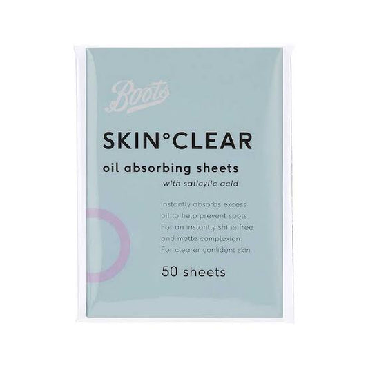 Boots Skin Clear Oil Absorbing Sheets 50pk –
