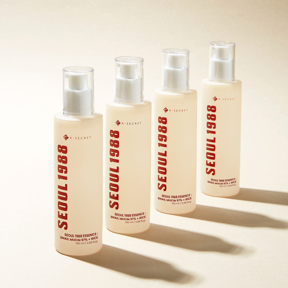 K Secret Seoul 1988 Essence – Snail Mucin 97% + Rice (100ml)
