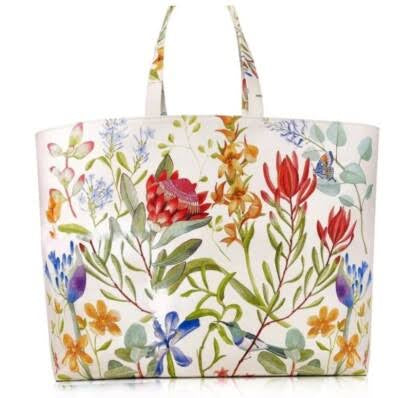 Estée Lauder floral tote bag