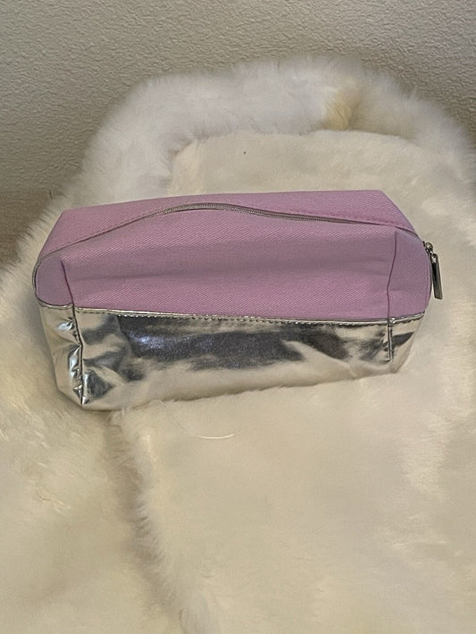 Lancôme Lavender & Silver Makeup Bag