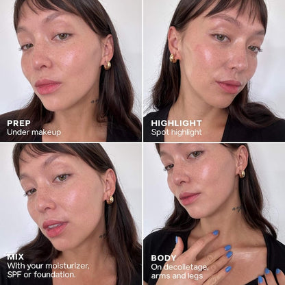 Saie Glowy Supergel Dewy Illuminating Fluid-Shade starglow
