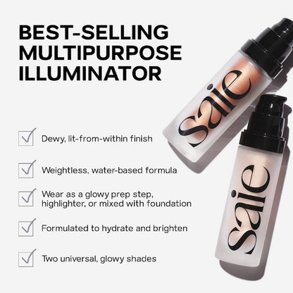 Saie Glowy Supergel Dewy Illuminating Fluid-Shade starglow