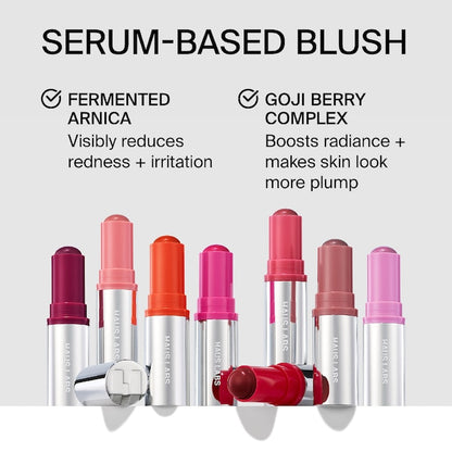 HAUS LABS Color Fuse Longwear Hydrating Glassy Lip + Cheek Blush Balm Stick