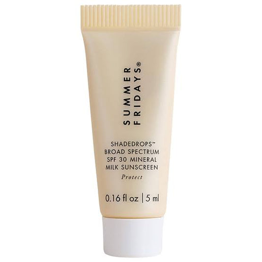 Summer Fridays Shade Drops SPF 30 Mineral Milk Sunscreen 5ml