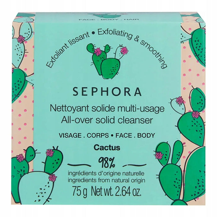 Sephora All-Over Solid Cleanser Cactus 75g