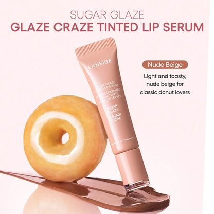 LANEIGE 
Glaze Craze Tinted Polypeptide Lip Serum- Nude beige