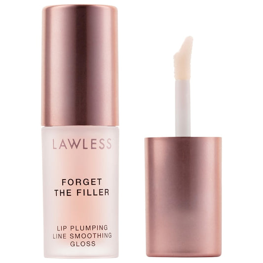LAWLESS 
Forget The Filler Lip Plumper Line Smoothing Gloss Mini