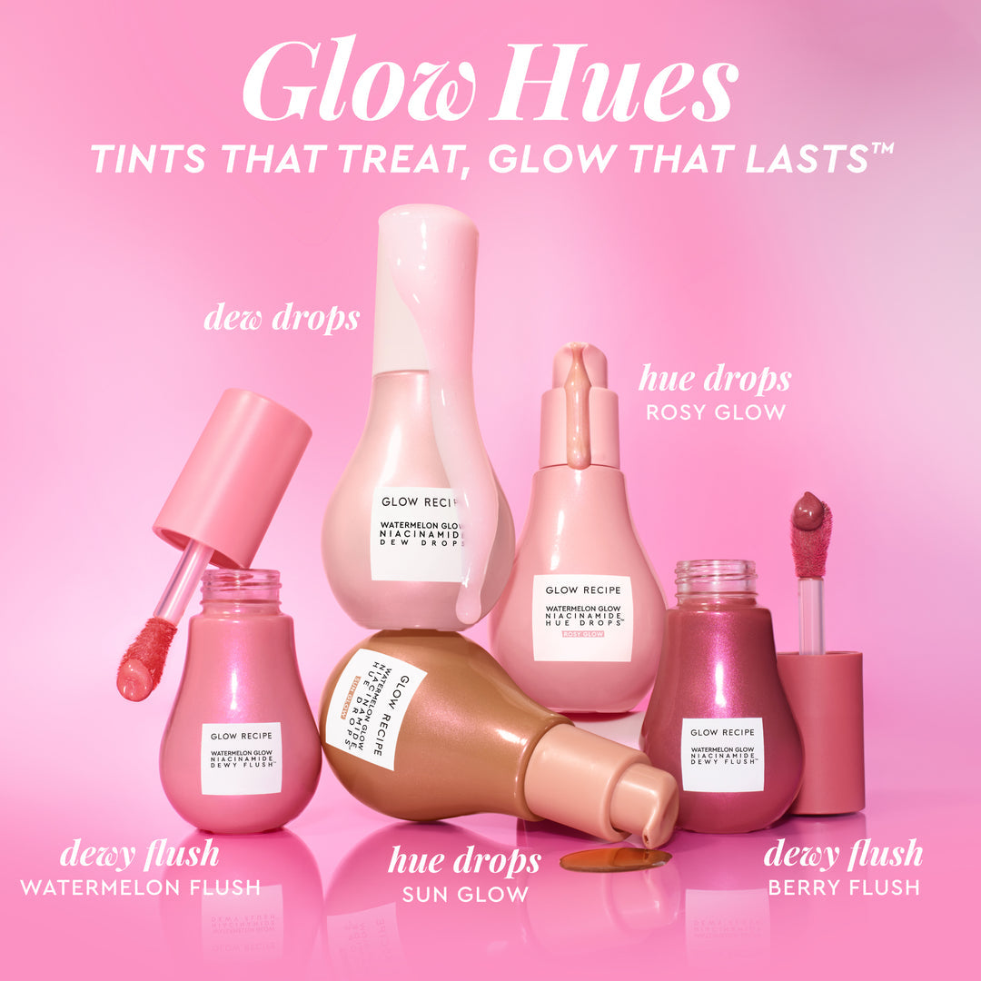 Glow Recipe Watermelon Glow Niacinamide Hue Drops - Rosy Glow 40ml