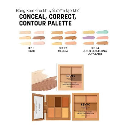 NYX PROFESSIONAL MAKEUP Conceal Correct Contour Palette
