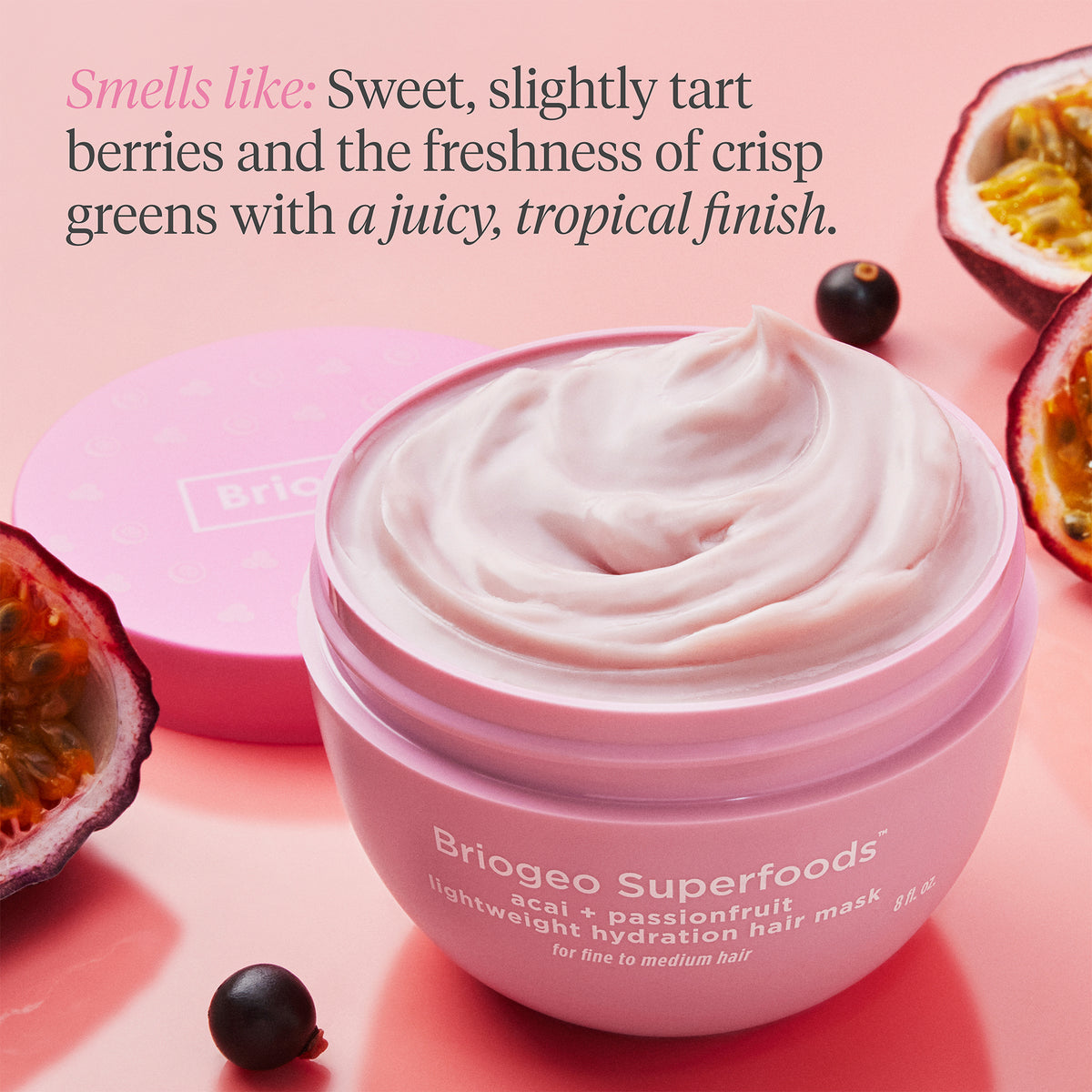 Briogeo Superfoods™ Acai + Passionfruit Lightweight Hydration Hair Mask 59ml