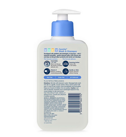 CeraVe Baby Wash & Shampoo 473ml