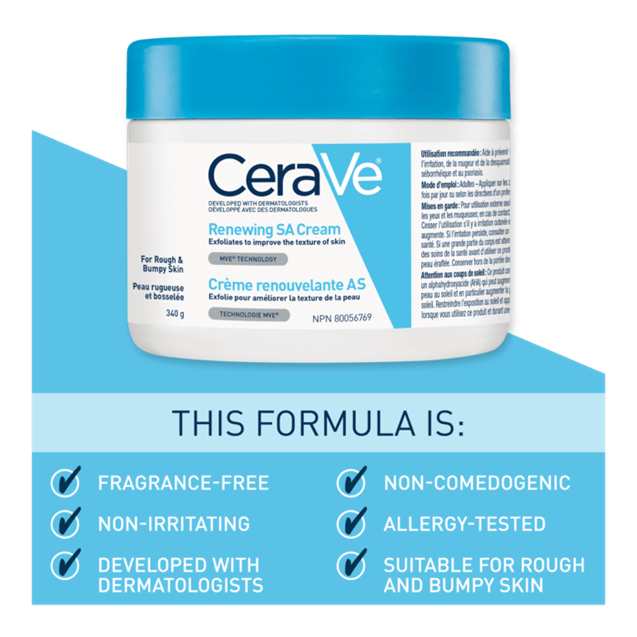 Cerave SA Cream for Rough & Bumpy Skin 340g