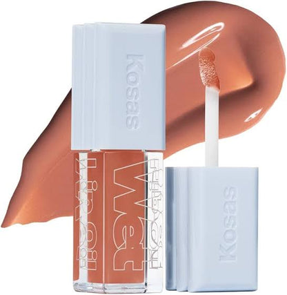Kosas Wet Lip Oil Plumping Peptide Lip Treatment Gloss