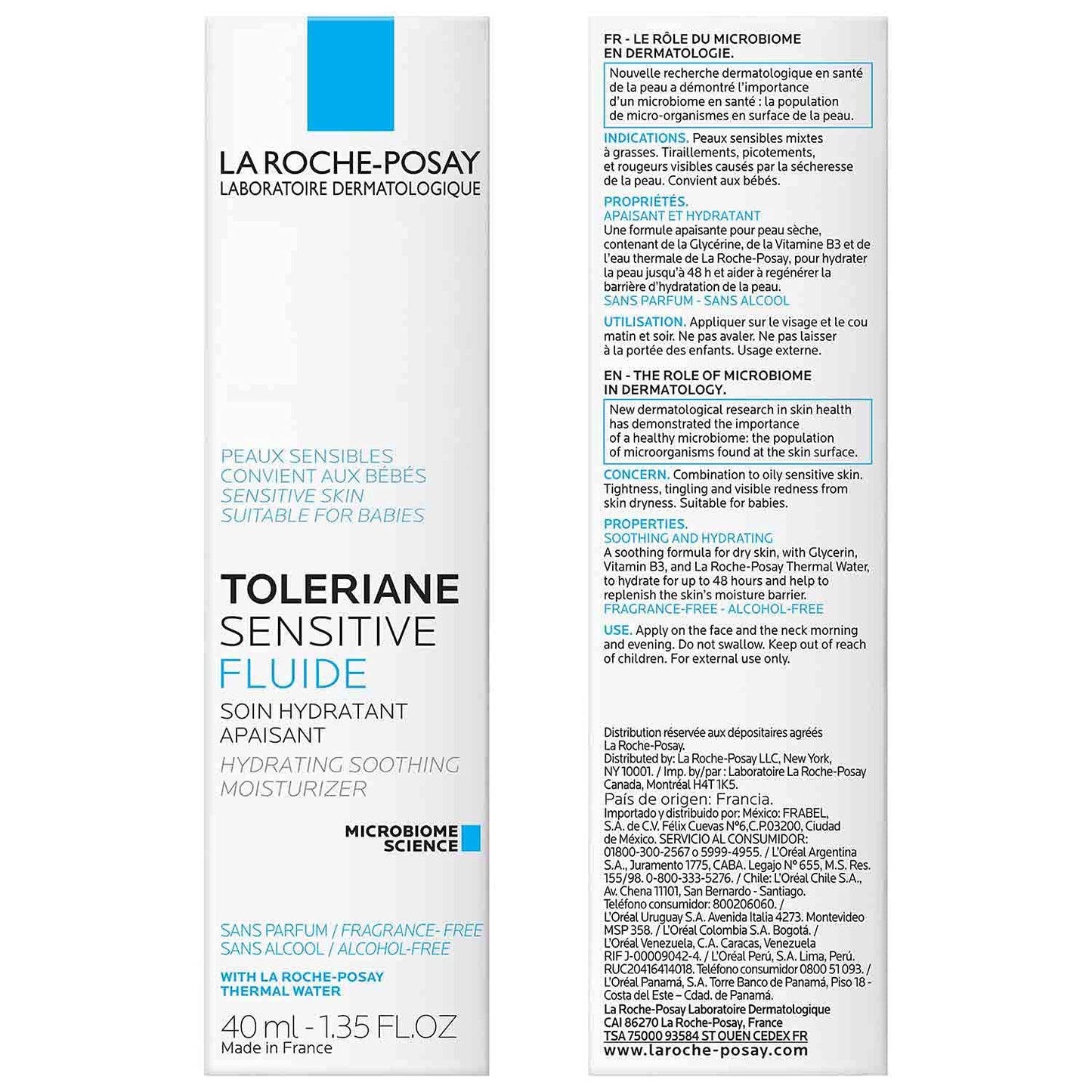 La Roche-Posay Toleriane Sensitive Fluide 40ml