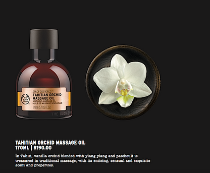 The Body Shop Spa of the World Tahitian Orchid Massage Oil 170ml
