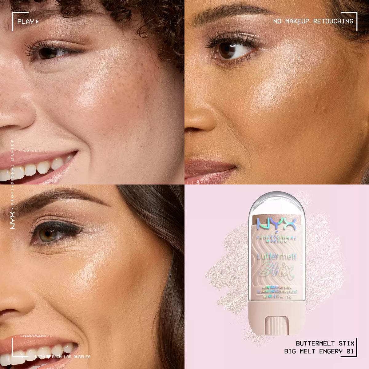 NYX - Buttermelt Glow Boosting Highlighter Stix