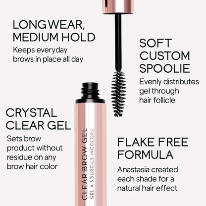Anastasia Beverly Hills
Mini Clear Brow Gel Flexible Medium-Hold Eyebrow Setter