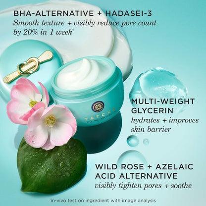 Tatcha 
The Water Cream Oil-Free Pore Minimizing Moisturizer