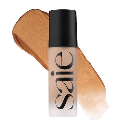 Saie Glowy Super Gel Lightweight Dewy Multipurpose Illuminator 15ml Mini-Sunglow