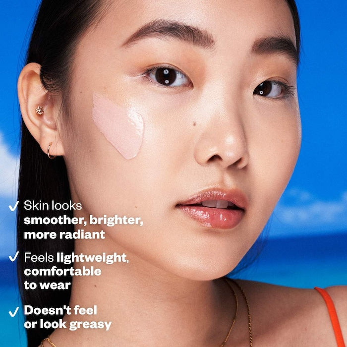 Kosas DreamBeam Silicone-Free Mineral Sunscreen SPF 40 with Ceramides and Peptides 15ml