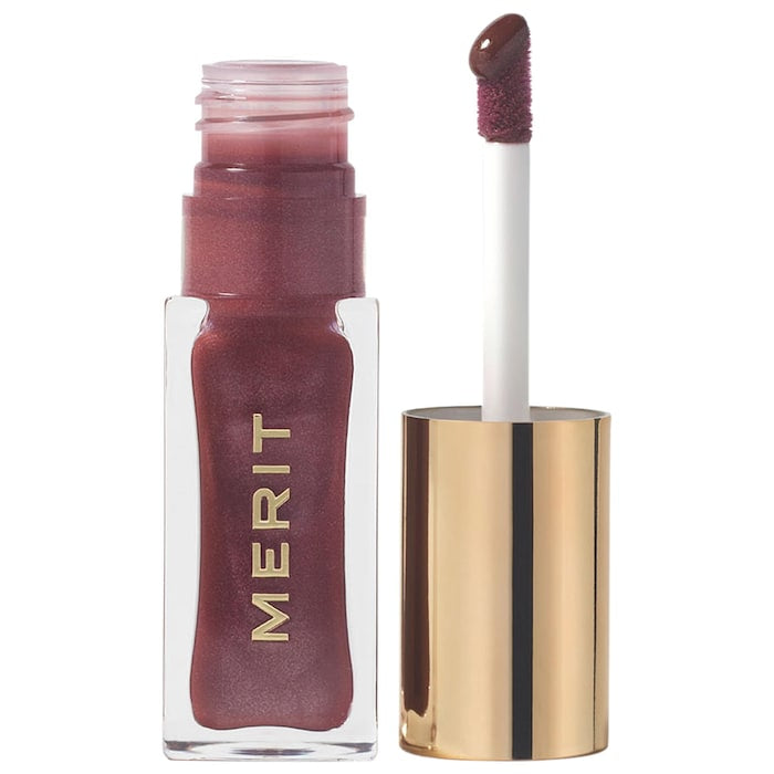 MERIT Shade Slick Hydrating Tinted Lip Oil in Tabby