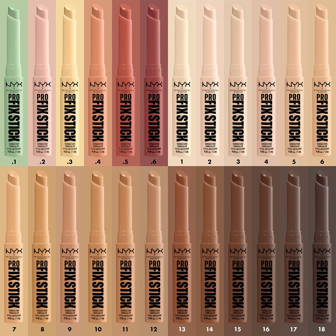 NYX Professional Makeup Color Correcting Pro Fix Stick Concealer