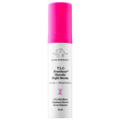 Drunk Elephant 
T.L.C. Framboos™ Glycolic Night Serum 5ml