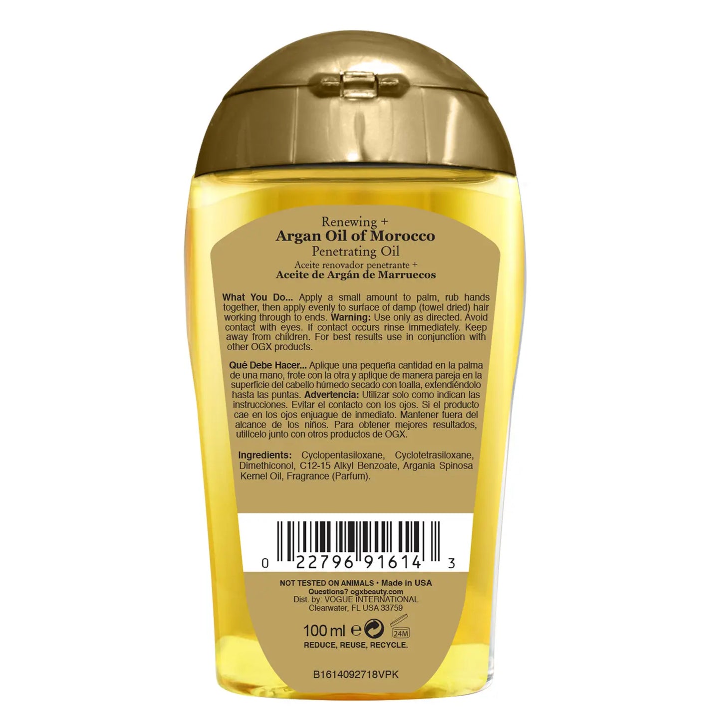 Ogx Argan Oil of Morocco Penetrating Oil 100ml