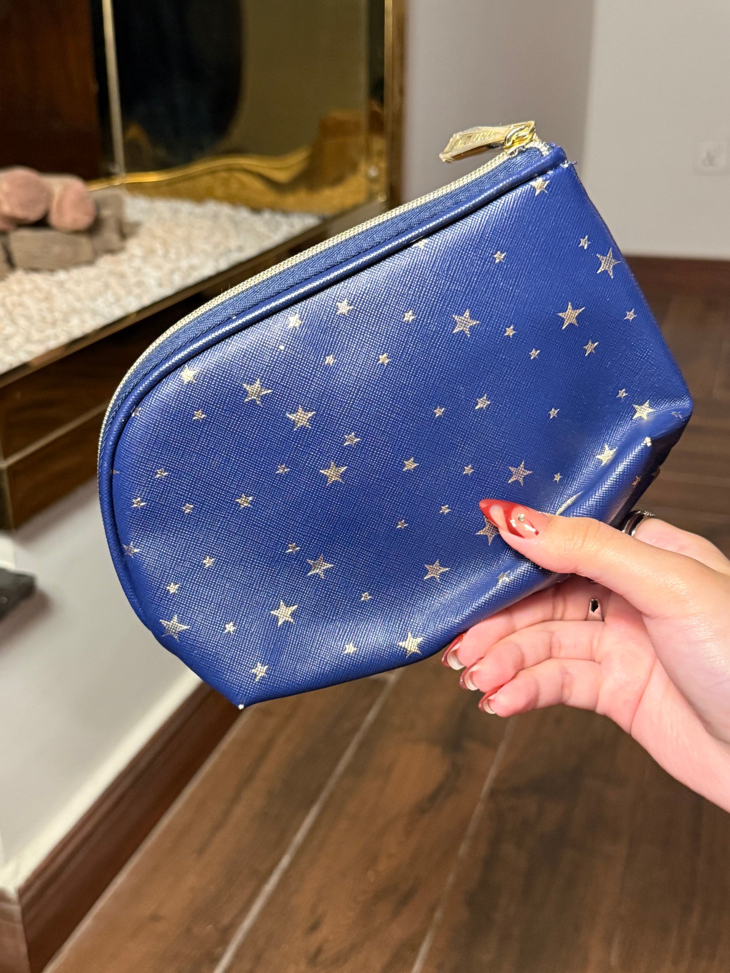 Estee Lauder Blue Makeup pouch