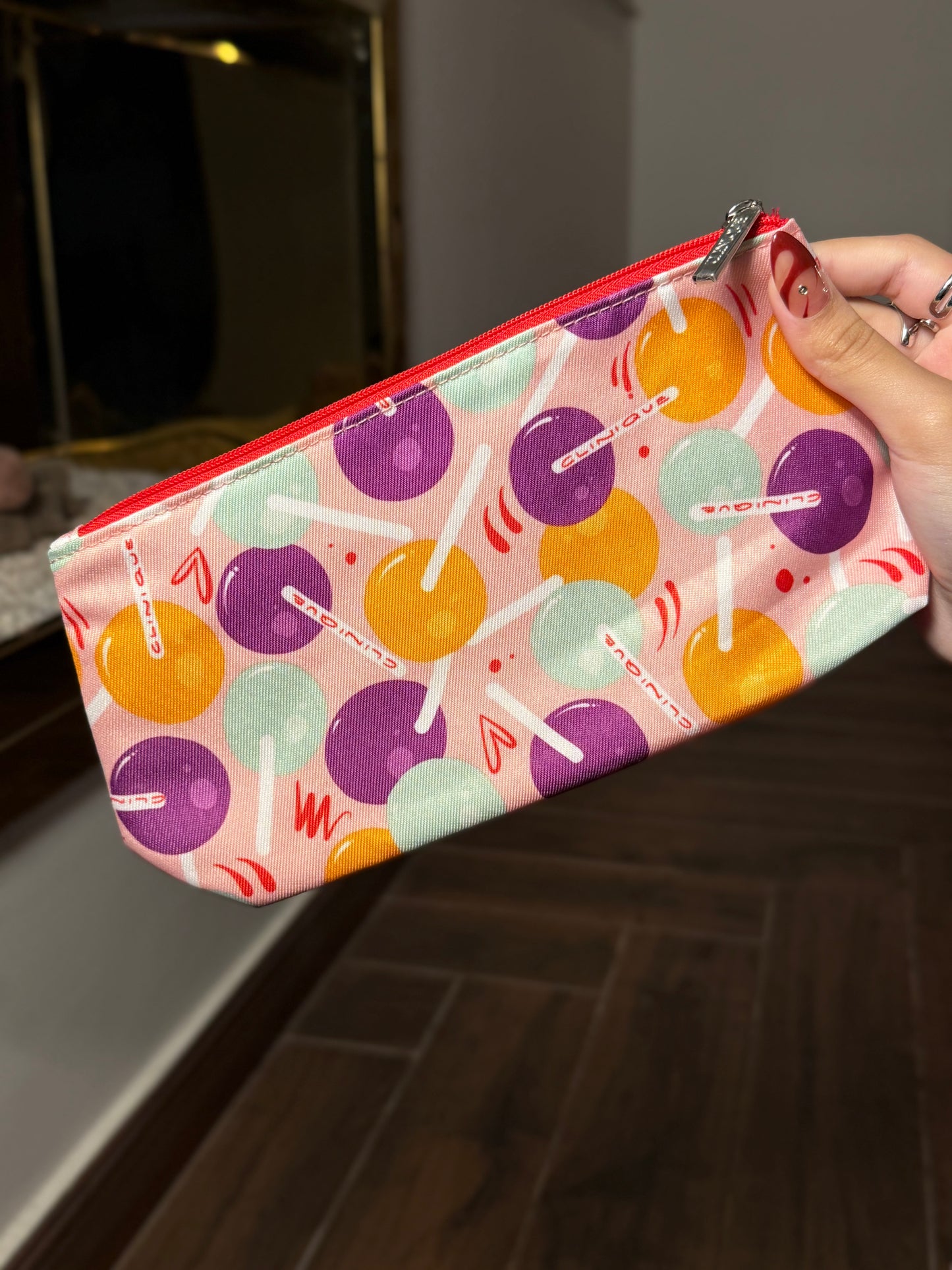 Clinique Lollipop-Themed Cosmetic Makeup Bag
