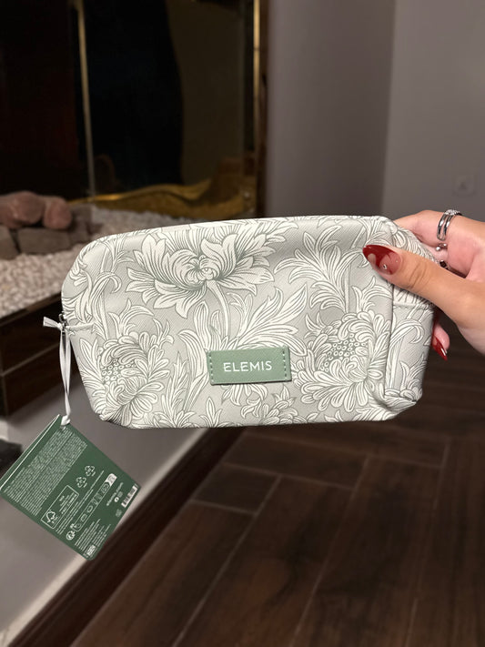 Elemis Green Floral Cosmetic Bag