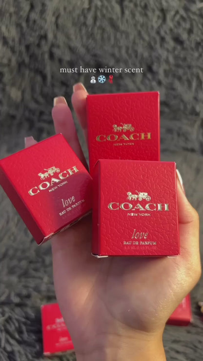 NEW Coach LOVE Eau de Parfum Deluxe Mini 0.15 fl oz 4.5 ml
